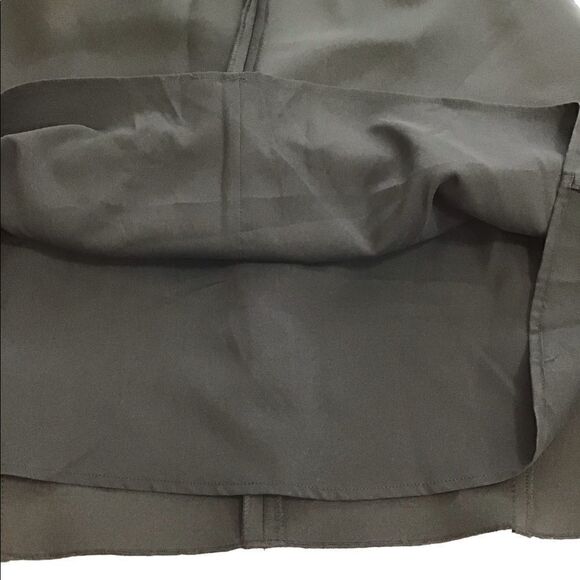 Rebecca Taylor Black High Waist Splicing Casual Flare Mini Skirt New Without Tag - Picture 8 of 11